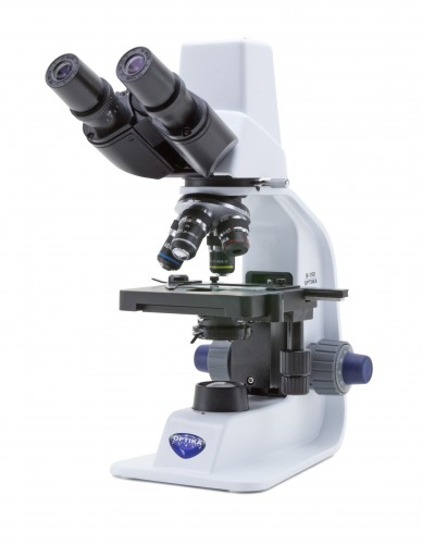 B-150D-BRPL Microscopio digital binocular, 1000x, cmara integrada de 3.2 MP, batera de ion litio recargable, objetivos N-PLAN, toma mltiple
