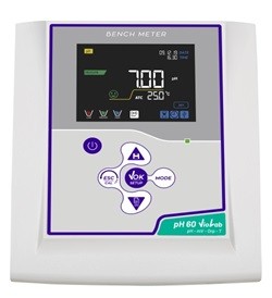 Medidor de pH de mesa pH 50 Electrodo DHS 201 T